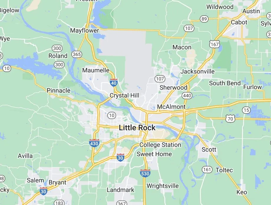 Little Rock Map